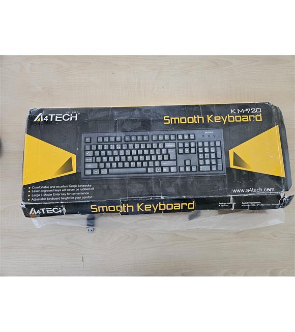 A4 Tech Km-720 Siyah F Tr Usb Kablolu Fn Multimedya Klavye Outlet