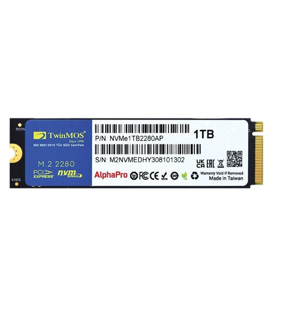 TwinMOS 1TB M.2 PCIe Gen3 NVMe SSD (3600-3250Mb-s) NVMe1TB2280AP TLC 3DNAND Ssd_1