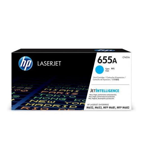 HP 655A Cyan Mavi 10.500 Sayfa Toner CF451A