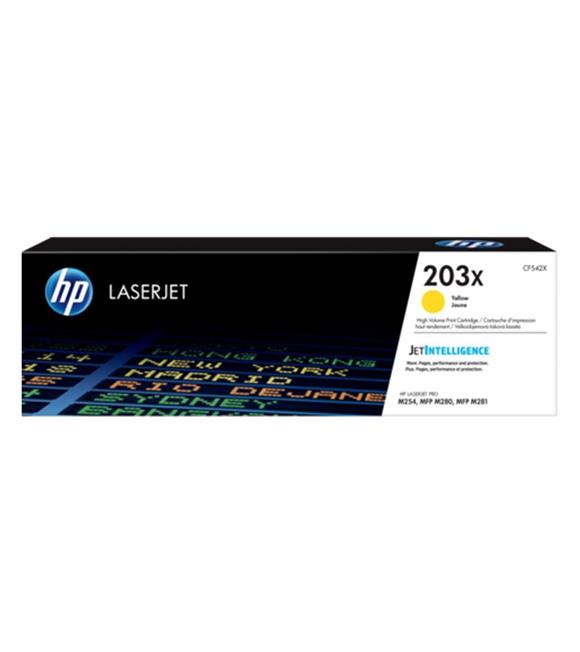 HP 203X Yellow Sarı Yüksek Kapasite 2.500 Sayfa Toner CF542X