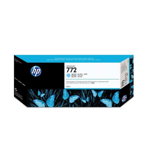 HP 772 Light Cyan Açık Mavi 300ML Plotter Kartuşu CN632A