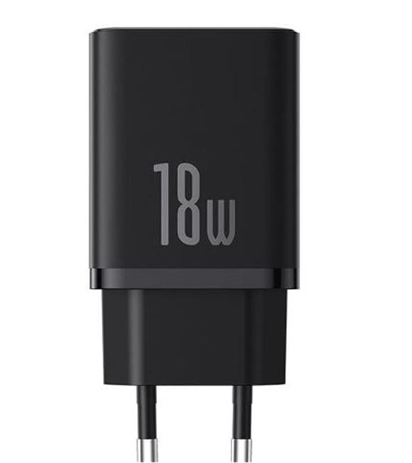 Baseus P10111405117-Z1 Cube Fast QC 3.0 18W USB-A Hızlı Şarj Aleti Cluster Black