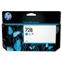 HP 728 Cyan Mavi 130ML Plotter Kartuşu F9J67A