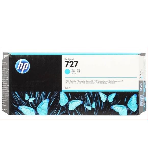 HP 727 Cyan Mavi 300ML Plotter Kartuşu F9J76A