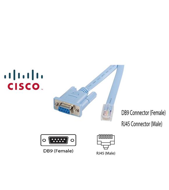 Cisco CAB-CONSOLE-RJ45 RJ45 AND DB9F KABLO