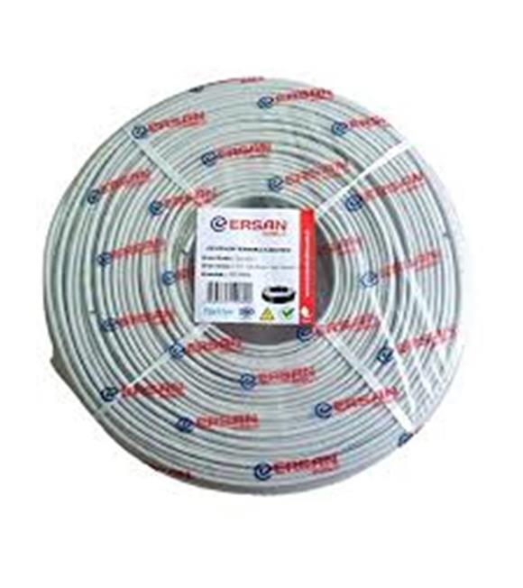 Ersan ER-5001 CU 2+1 1x0,50 mini Coax 2x0,50mm 250 metre CCTV Kamera Kablosu