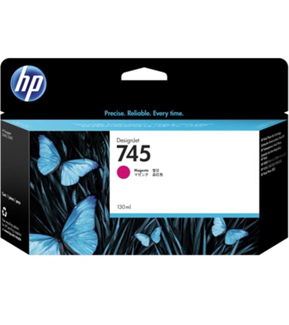 HP 745 Magenta Kırmızı 130ML Plotter Kartuşu F9J95A