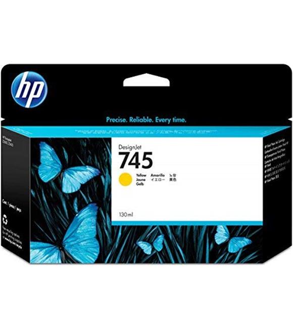 HP 745 Yellow Sarı 130ML Plotter Kartulu F9J96A