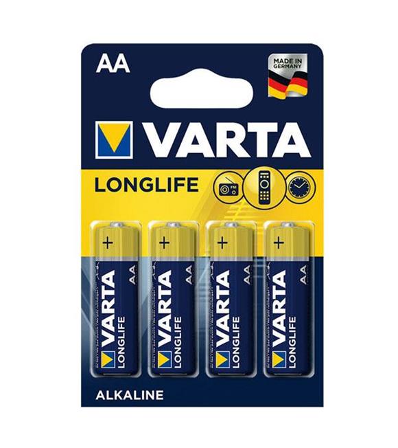 Varta Alkalin Kalem Pil (AA) Long Life Extra 4 LÜ