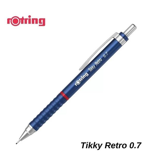 Rotring Versatil Kalem Tıkky Retro Metalik Mavi 0.7 MM 2202569