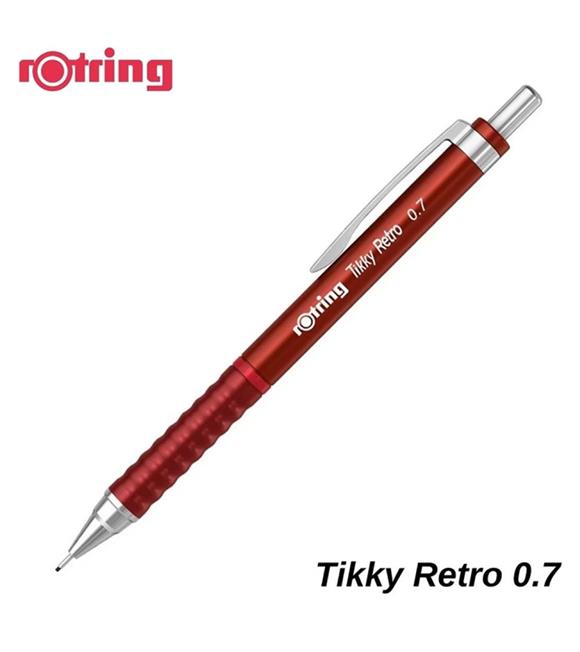 Rotring Versatil Kalem Tıkky Retro Metalik Kırmızı 0.7 MM 2202631