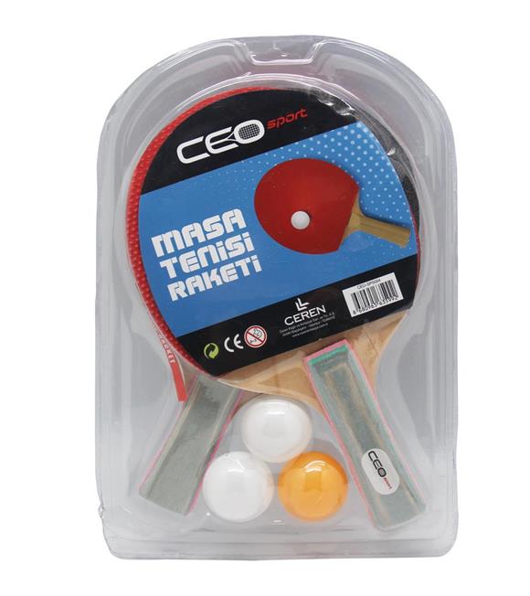 Ceo Sport Masa Tenisi Seti 2 Raket+3 Top CEO-SP0004