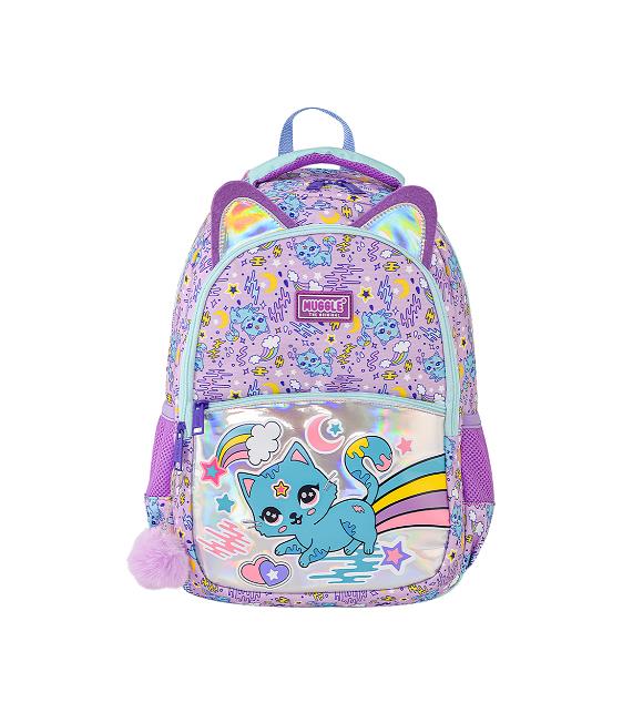 Muggle Okul Çantası Sweet Cat Mor Mu-7372