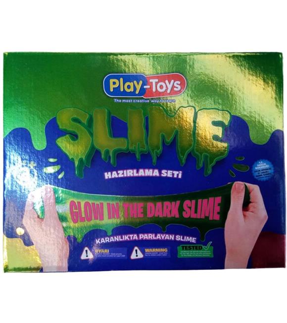 Asya Playtoys Slıme Glow In The Dar Karanlıkta Parlayan Slime