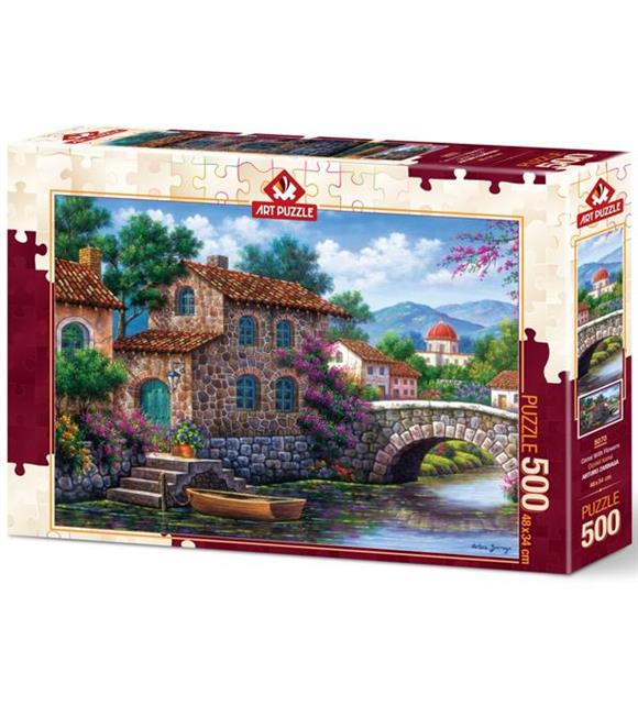 Art Puzzle 500 Parça Çiçekli Kanal 5070