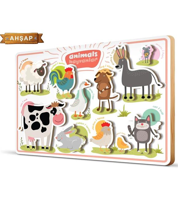 Art Puzzle Ahşap Frame Hayvanlar 5861