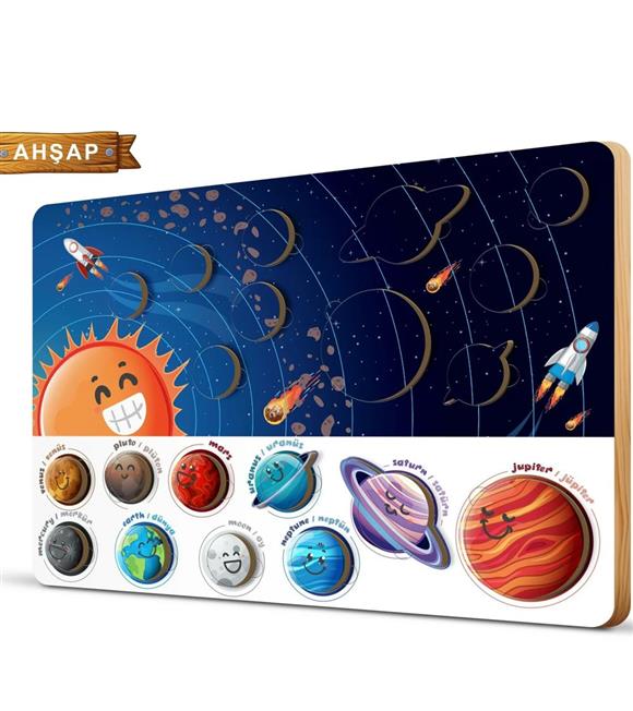 Art Puzzle Ahşap Frame Gezegenler 5879