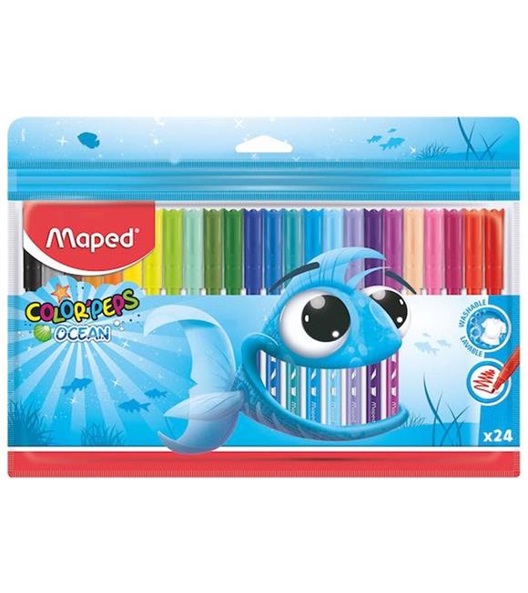 Maped Keçeli Boya Kalemi Peps Ocean 24 Renk 845722