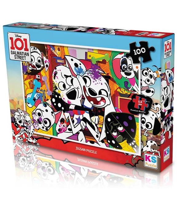 Ks Games Puzzle 100 Parça 101 Dalmatian Puzzle DAL 714