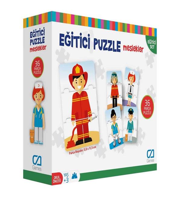 Ca Eğitici Puzzle Meslekler 5030