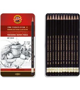 Koh-I Noor Set Of Gaphite Pencils 1902 12