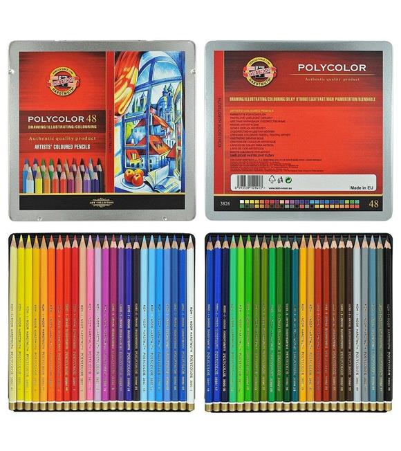 Koh-I Noor Polycolor Kuru Boya Kalemi 48 Renk Set