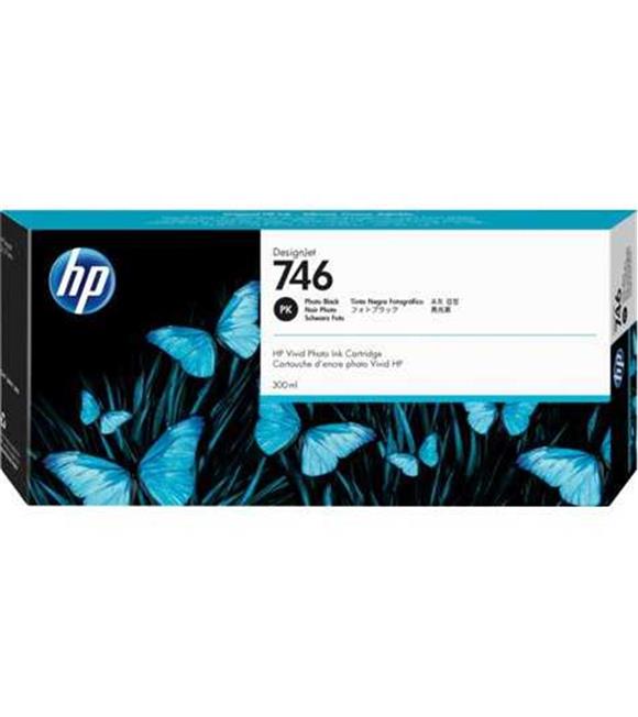 HP 746 Photo Black Fotoğraf Siyah 300 Ml Plotter Kartuşu P2V82A