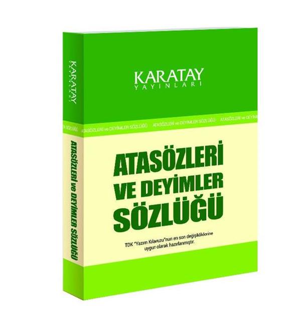 4E Sözlük Atasözleri Ve Deyimler 1.Hamur Karton Kapak Karatay Yayınevi