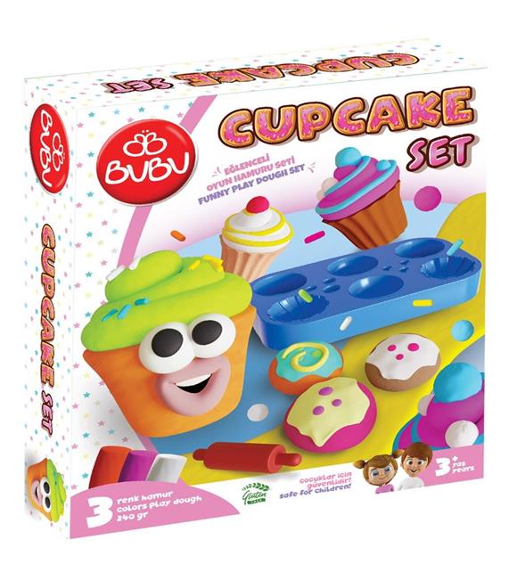 Bu-Bu Oyun Hamuru Seti Cupcake (S) BUBU-OH0021