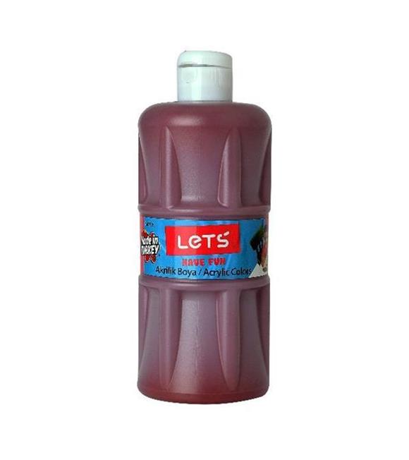 Lets Akrilik Boya 500 ML Kahverengi L-5308