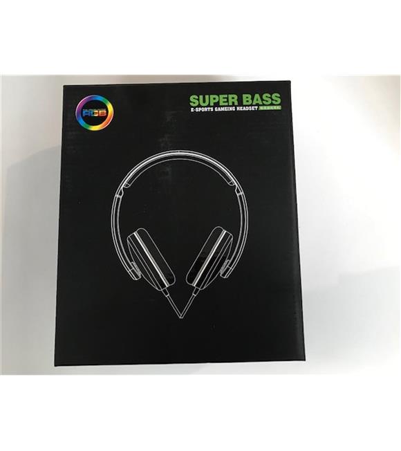 Rgb Super Bass Mikrofonlu Baş Üstü Kulaklık