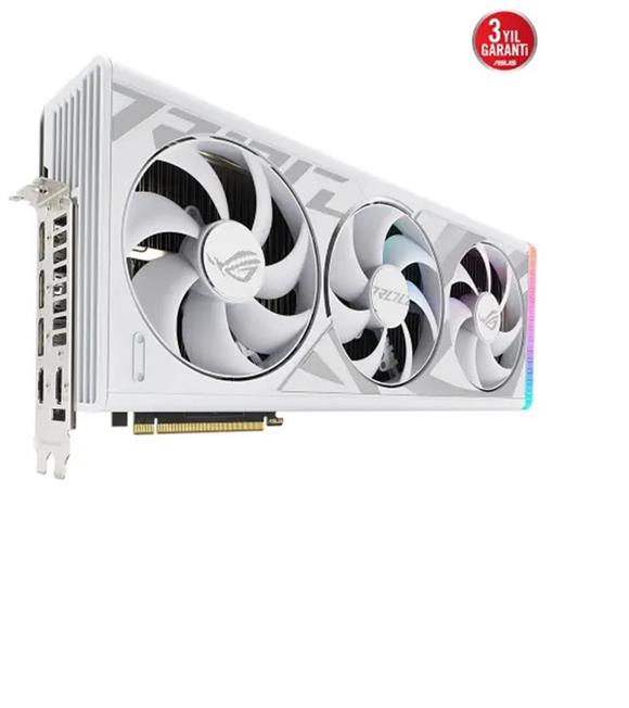 Asus ROG Strix GeForce RTX4090 White OC ROG-STRIX-RTX4090-O24G-WHITE 24GB GDDR6X 384Bit Ekran Kartı_1