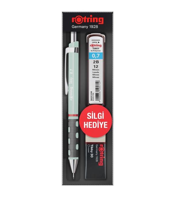 Rotring Okul Seti Tıkky Min Silgi 3 LÜ 0.7 MM Opal Mavi RO-KK07-07-OPAL