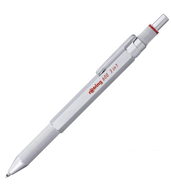 Rotring Multipen Üç Fonksiyonlu Kalem Krom 600