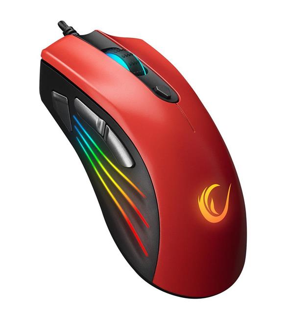 Rampage SMX-R33 LIMBO Makrolu Siyah-Kırmızı 6400dpi RGB Ledli Gaming Oyuncu Mouse_1