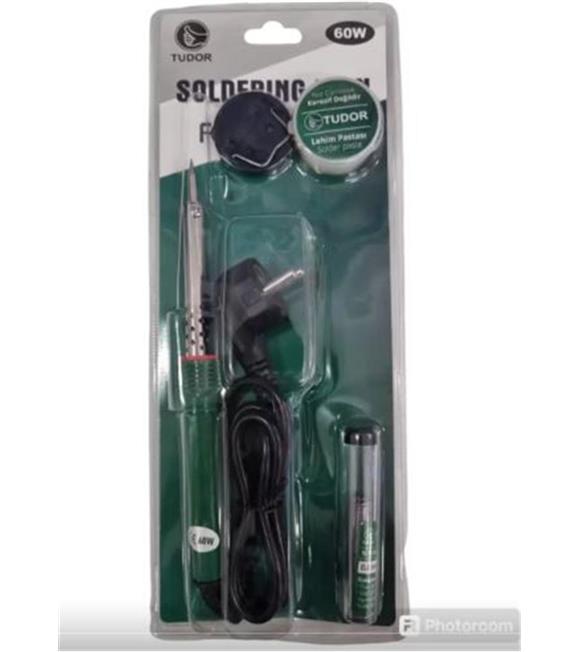 TUDOR SOLDERING IRON KALEM HAVYA SETİ 60W  HB-S026
