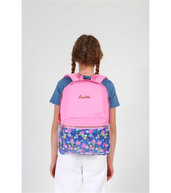 Kaukko Soft Floral Sırt Çantası (pınk)