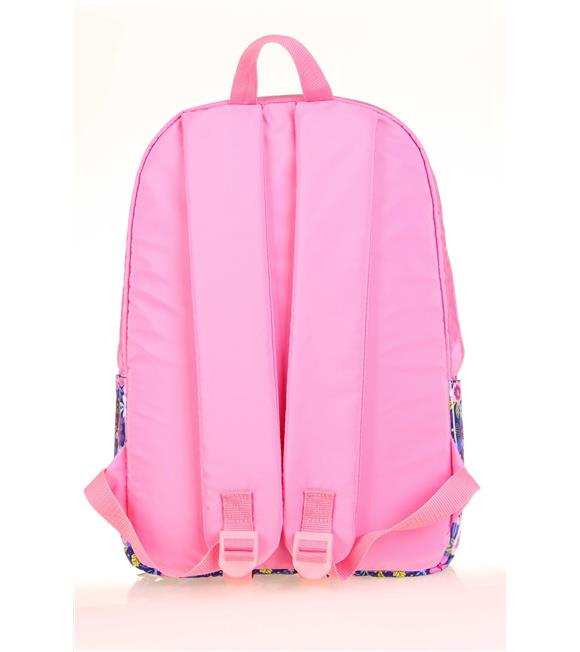 Kaukko Soft Floral Sırt Çantası (pınk)