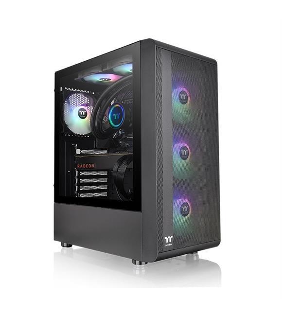 Thermaltake S200 TG 550W 80+ ARGB 3x120mm Fan Mesh Ön Panel, Tempered Glass Pencereli Oyuncu Kasası