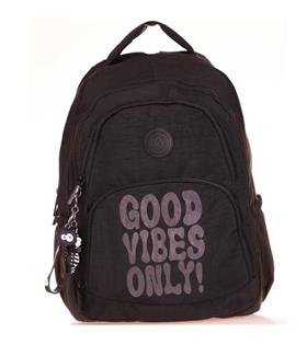 Kaukko Crazy Sırt Çantası Black K1677