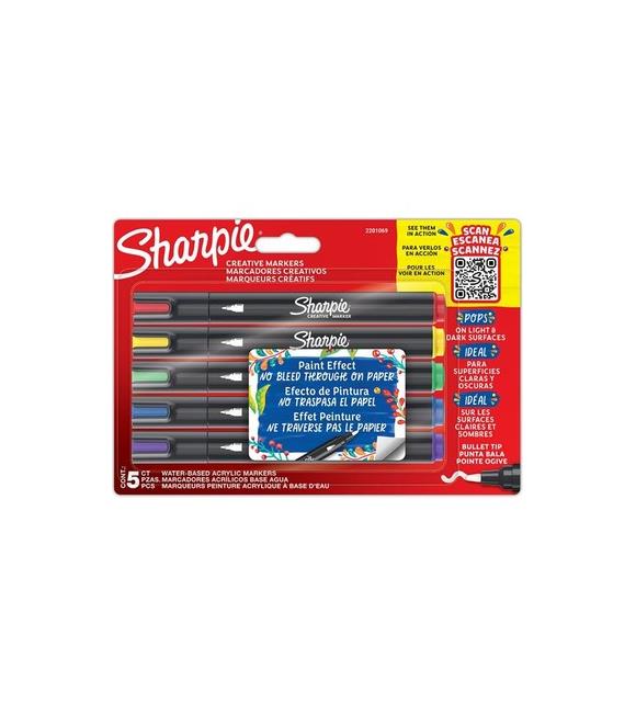 Sharpie Markör Akrilik Yuvarlak Uç 5 Li Bls 2201069