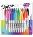 Sharpie Permanent Markör Fine Glam Pop 34 Lü Bls