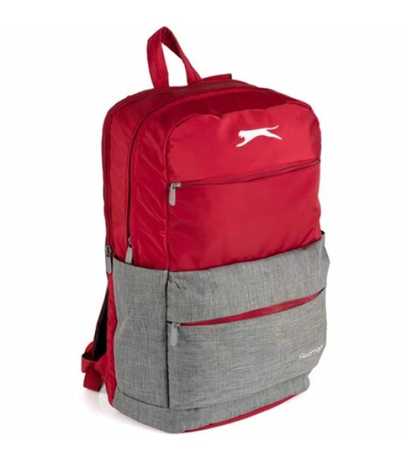 Me Sırt Çantası Slazenger Traveller Gri Kırmızı 23156