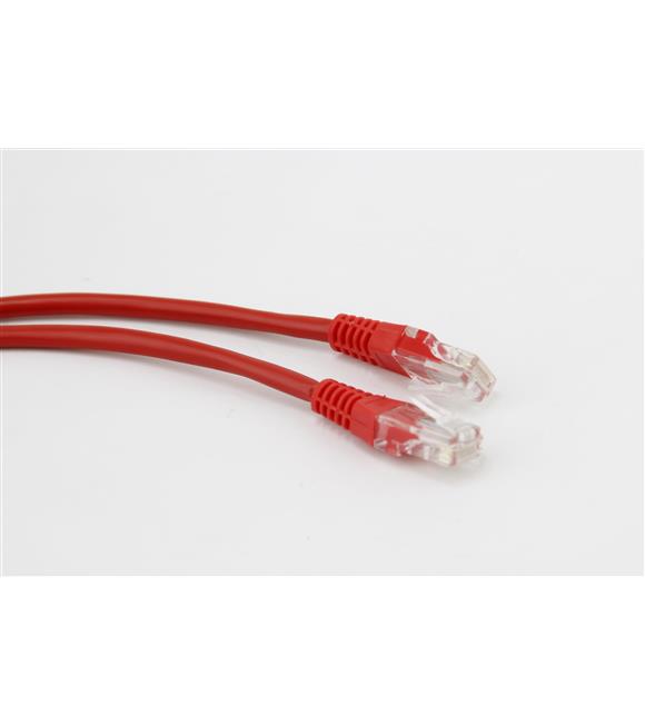 Vcom NP511B-R-1mt Cat5 Kırmızı Utp Patch Kablo