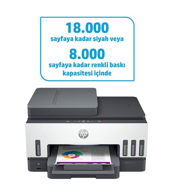 HP 4WF66A Smart Tank 790 Yazıcı-Tarayıcı-Fotokopi-Faks-ADF-Wifi Çok Fonksiyonlu Tanklı Yazıcı