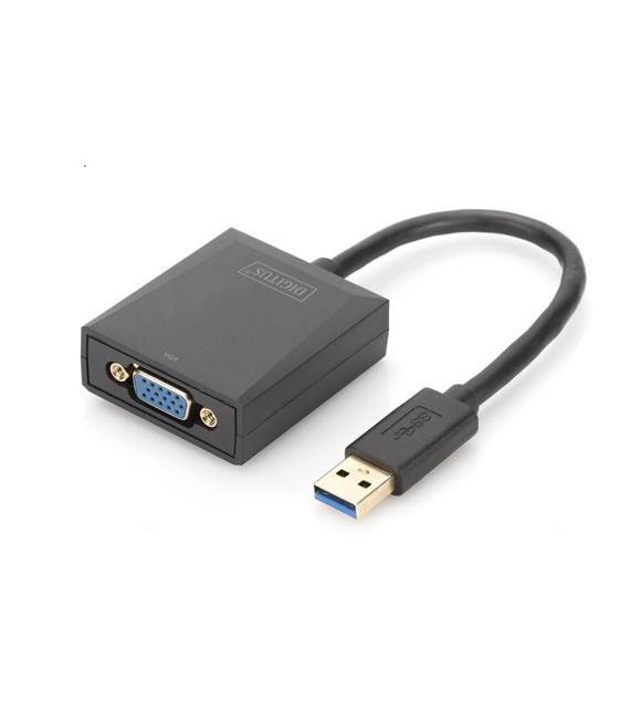 Digitus DA-70840 USB 3.0  -  VGA Grafik AdaptörüGiriş: 1 x USB 3.0 USB-A  1 x VGA (HD15)