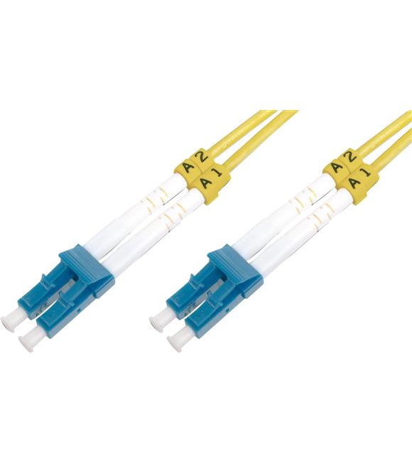 Beek LC-LC Fiber Optik Patch Kablo, 9-125 µ, Singlemode, 3.0mm, Duplex, OS2, LSZH, 10 metre