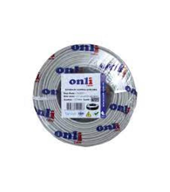 Onli ON-4122 4+1 1x0,22 mini Coax 4x0,22mm 2X0,50mm 100 metre CCA Kamera Kablosu