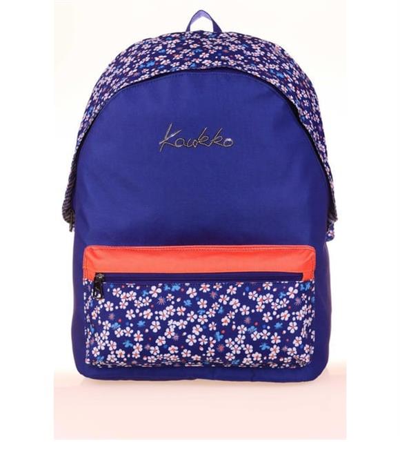 Kaukko Hat Sırt Çantası (navy Blue Flowers) K1664