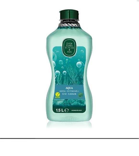 Eyüp Sabri Tuncer 1,5lt  Aqua Doğal Zeytin Yağlı Sıvı Sabun  Pet Şişe